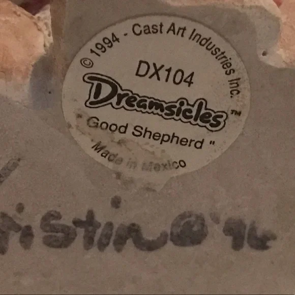Dreamsicles “Good Shepherd” by Cast Art 1994 #DX104 - Like New No Box - Picture 9 of 9